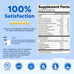 Venture Pal nutrition label close-up for transparency and testing