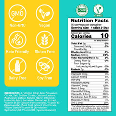 Single-serve Hydration Boost stick being added to water