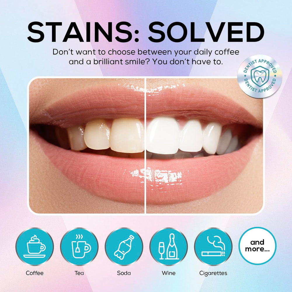 Container with cap of Venus Visage Dazzle Dust Tooth Whitening Powder