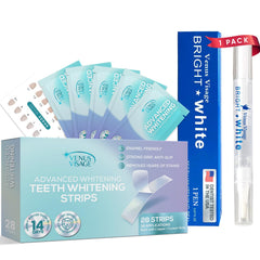 Venus Visage whitening strips package (28 strips, 14 pairs)