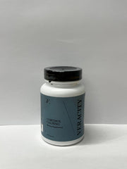 Close-up of capsules representing two-per-day dosage