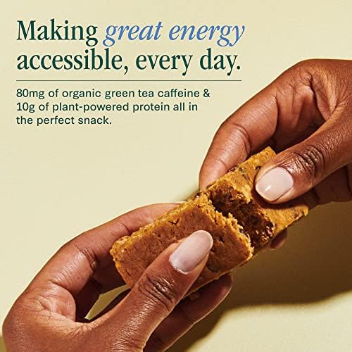 Verb Energy Bar serving suggestion with coffee or yogurt for breakfast boost.