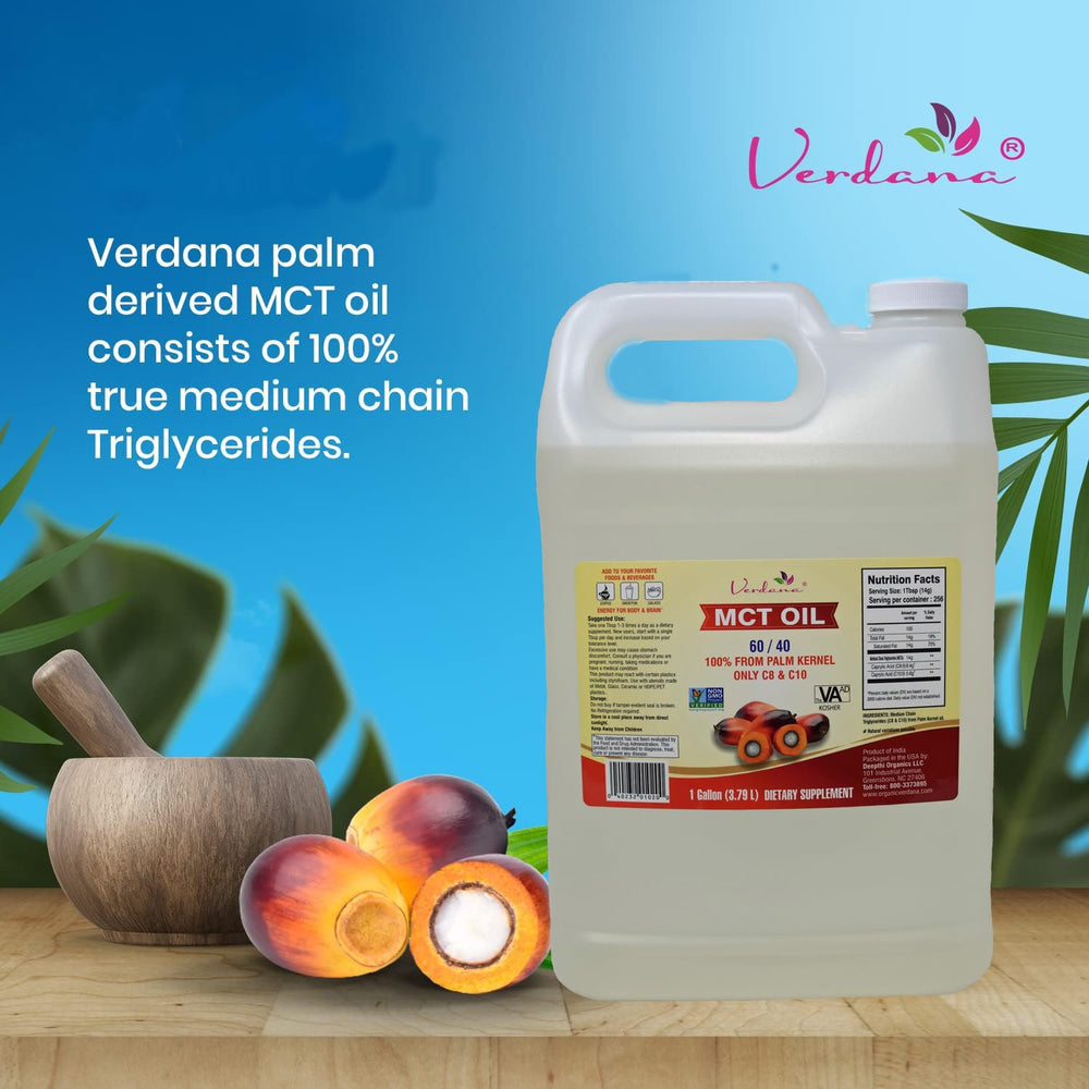 Verdana MCT Oil bottle with label