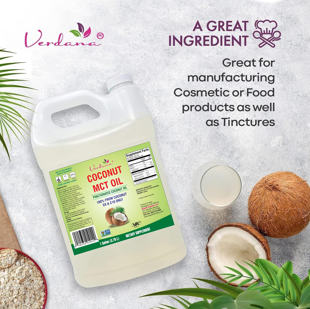 MCT oil for hair and skin application