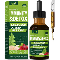 Bottle of Verdeherb Immunity & Detox Drops 2oz