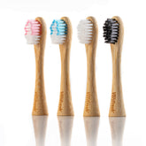 VeriFresh bamboo toothbrush replacement heads 4-pack