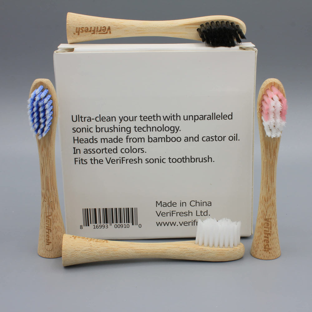 Family-friendly assorted color VeriFresh replacement heads