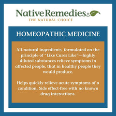 HPUS-listed ingredients graphic signifies vetted homeopathic components.