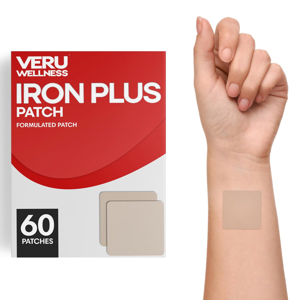 Veru Wellness Iron Plus Daily Patch packaging