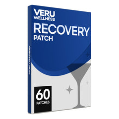 Veru Wellness Party Recovery Patches packaging and branding