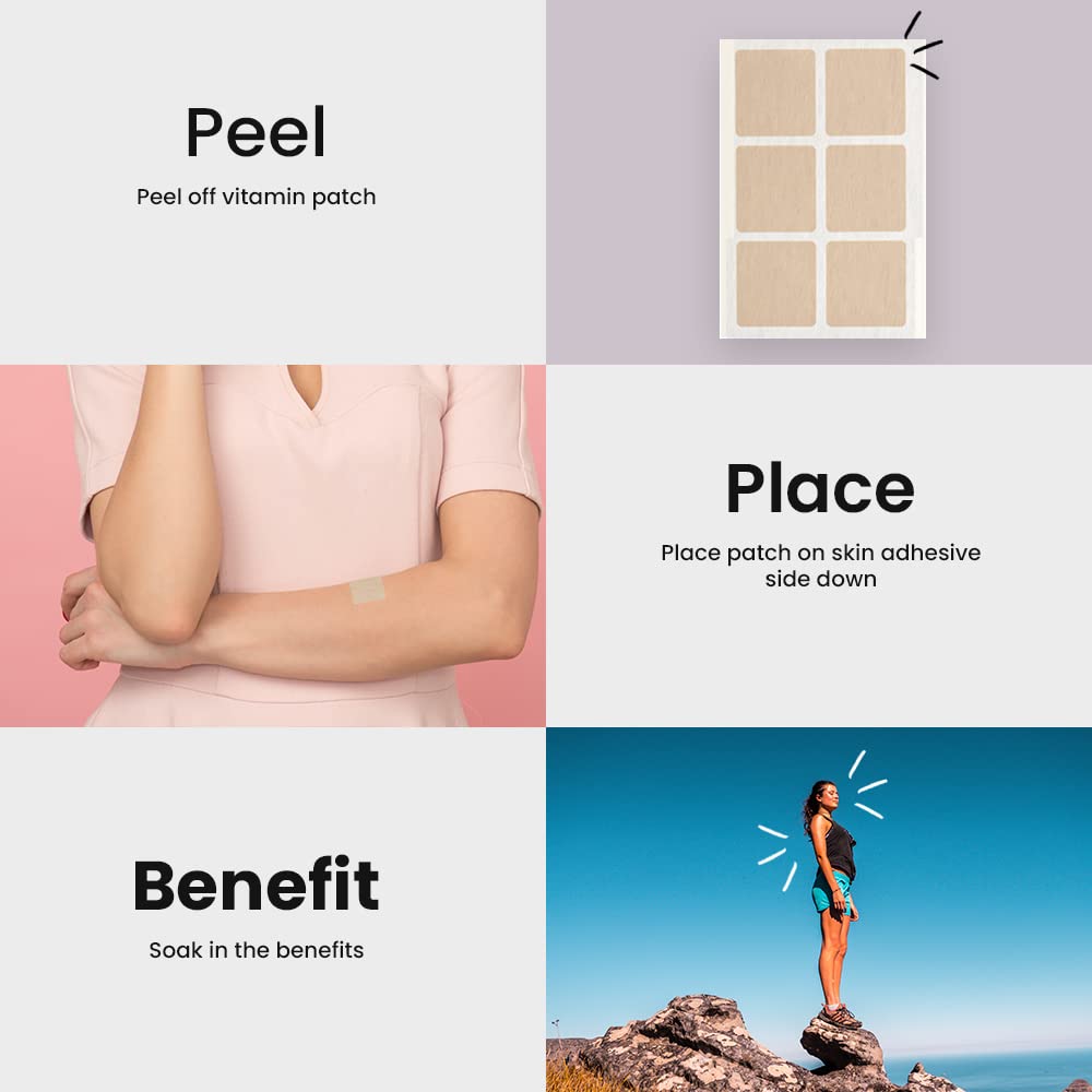 Veru Wellness patch hidden under clothing in lifestyle setting