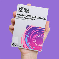 Veru Wellness single patch close-up displaying thin, smooth surface