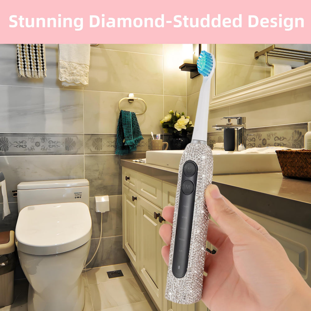 2-minute smart timer built into the Veseek toothbrush