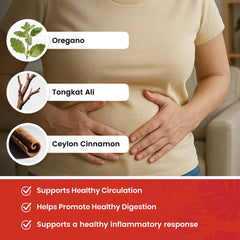 Packaging indicating vegan and non-GMO formula