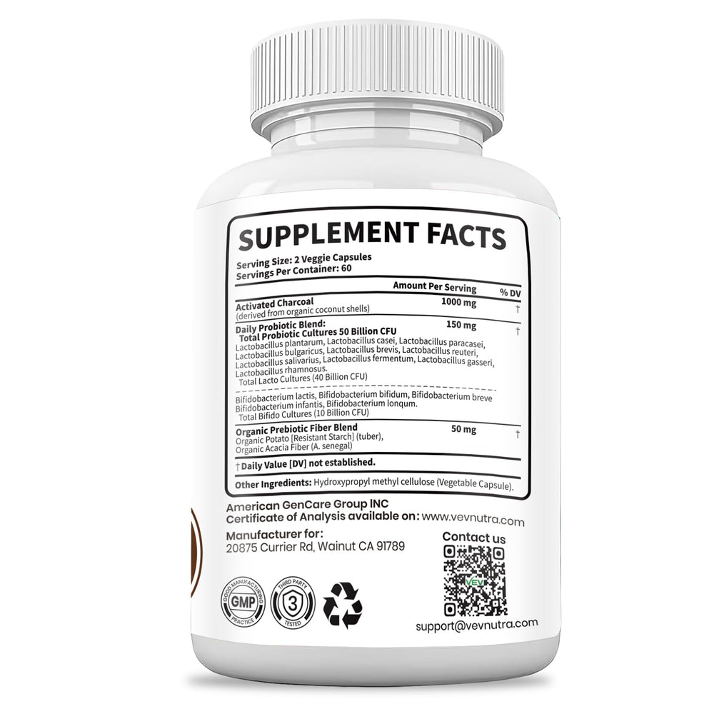 Bottle with glass of water highlighting easy-to-swallow capsules