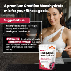 9.5 oz packaging of VEV Creatine for Women
