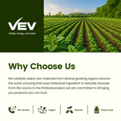 GMP facility and third-party testing certificates for VEV products