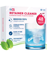 Vevmax Retainer Cleaner Tablets packaging - 48 count