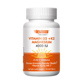 Vevoec Vitamin D3 K2 Magnesium Complex bottle with 90 softgels