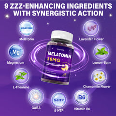 Veyttisy Melatonin 30mg Gummies label