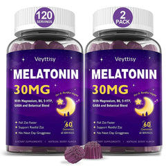 Veyttisy Melatonin Gummies bottle with Mixed Berry flavor