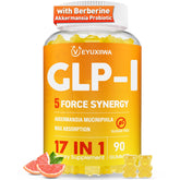 Veyuxiiwa GLP-l Gummies packaging shows sugar-free yuzu option for a healthy routine.