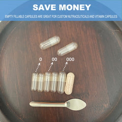 Empty gelatin capsules ready for DIY supplements