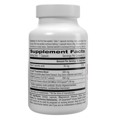 Close-up of vH essentials bottle with capsules