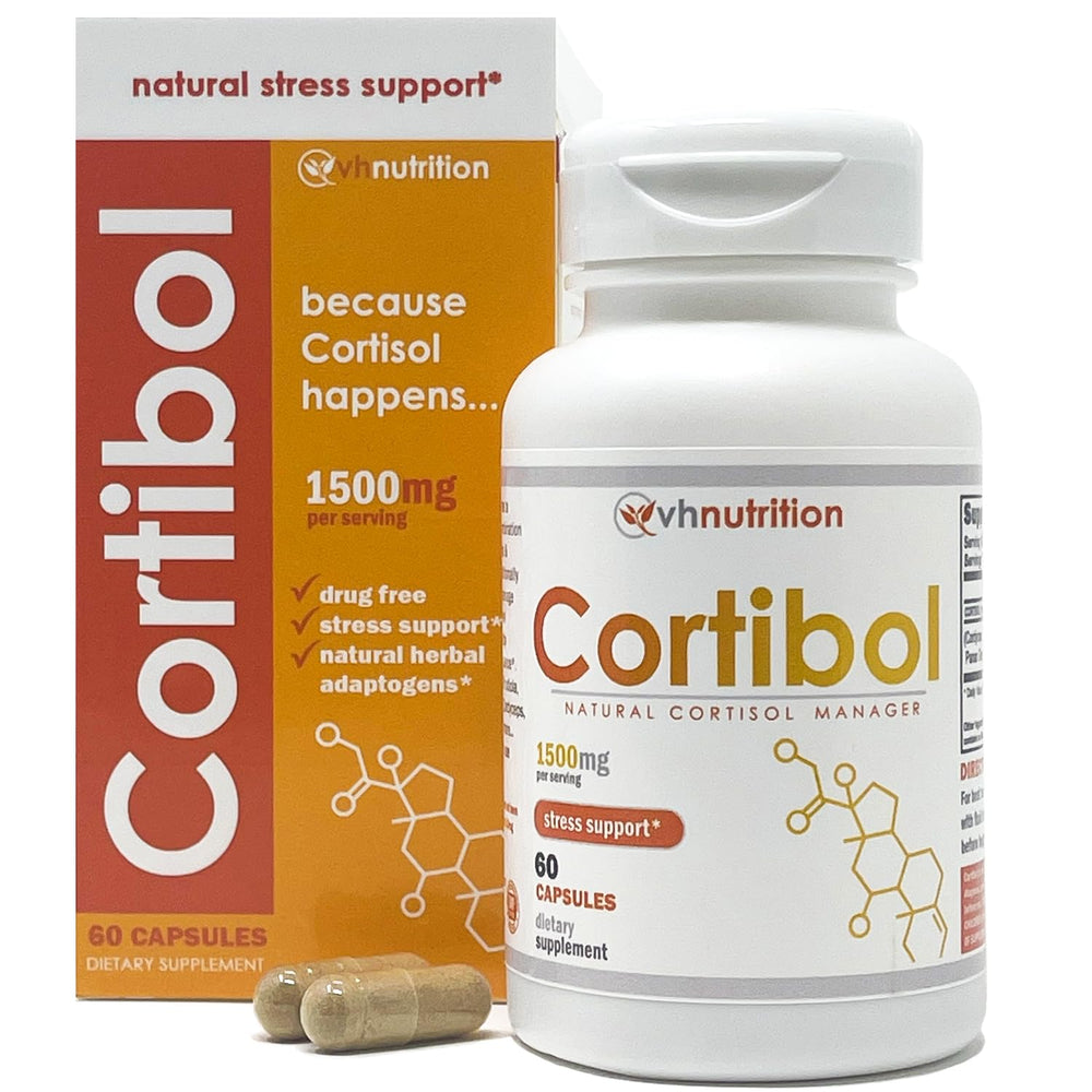VH Nutrition CORTIBOL bottle with capsules