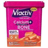 Viactiv Calcium Soft Chews Caramel flavor – 60 count
