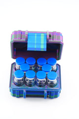 Case designed to hold multiple vial sizes securely