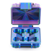 Vial Guard hard case front view in metallic finish
