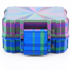 Interior compartments for 3ml, 5ml, 10ml and 30ml vials