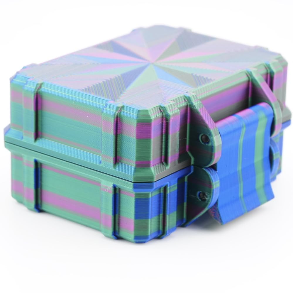 Open lid showing secure closure of the case