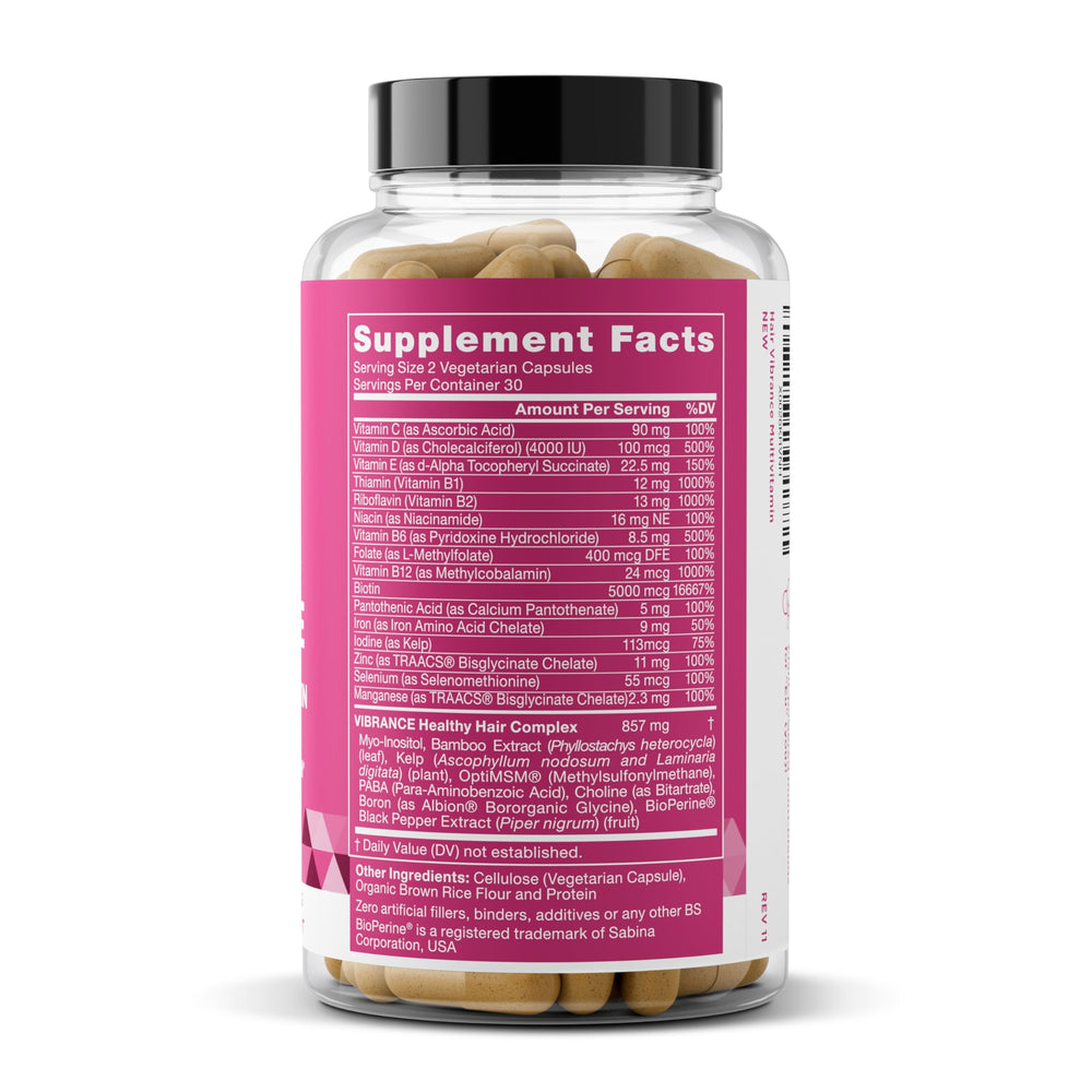 Vibrance packaging front and back views