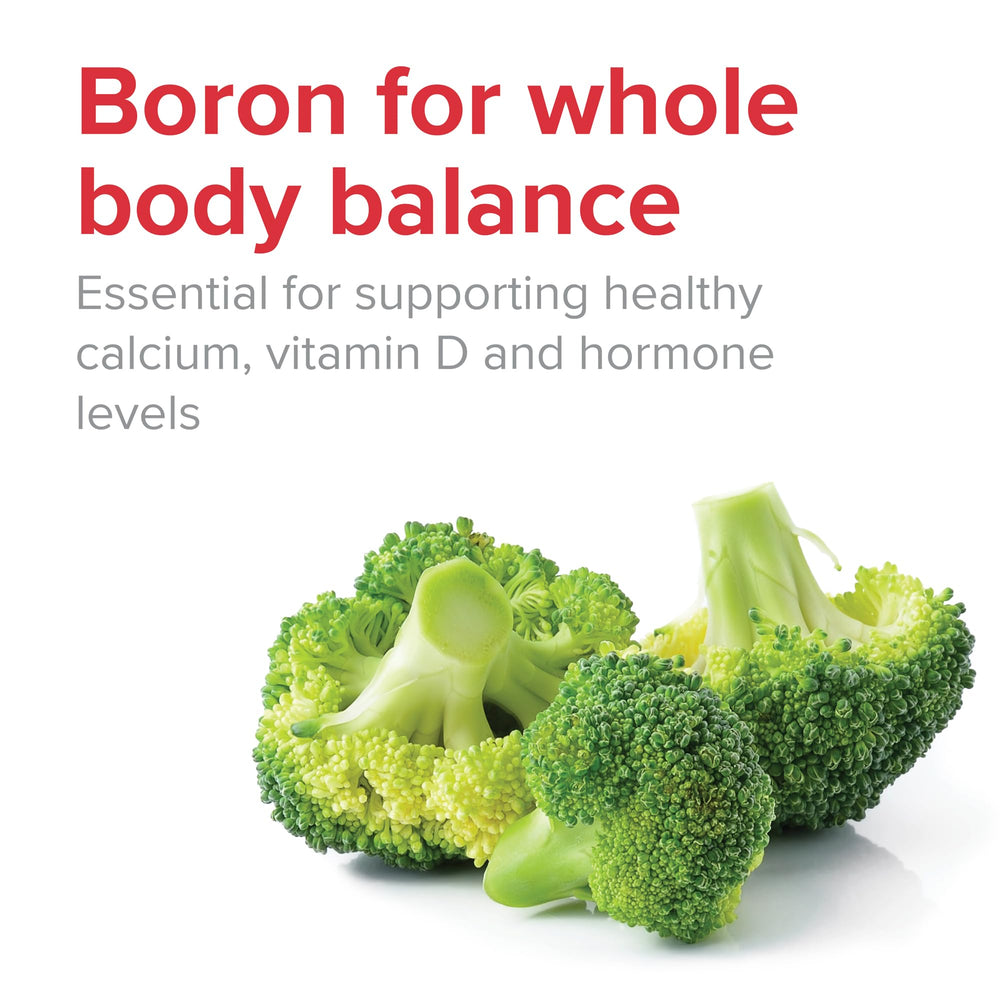 Diagram illustrating boron's role in bone and joint health
