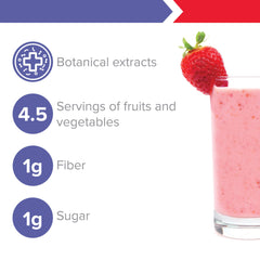 Scoop resting on a shaker bottle with Spectrum Vibrance powder