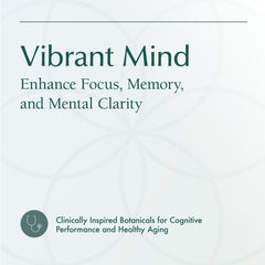 Caffeine-free Vibrant Mind label