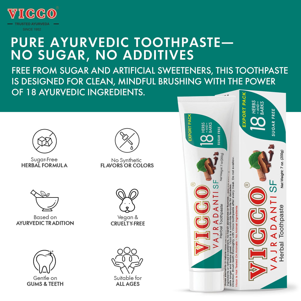 Three-pack Vicco Vajradanti packaging display