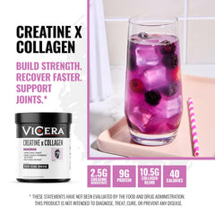 Capsules option bottle for VICERA Creatine + Collagen