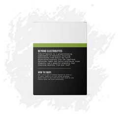 VICERA electrolyte powder lime glass of water showing refreshing flavor