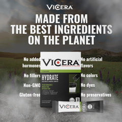 VICERA lime electrolyte powder scoop and packaging