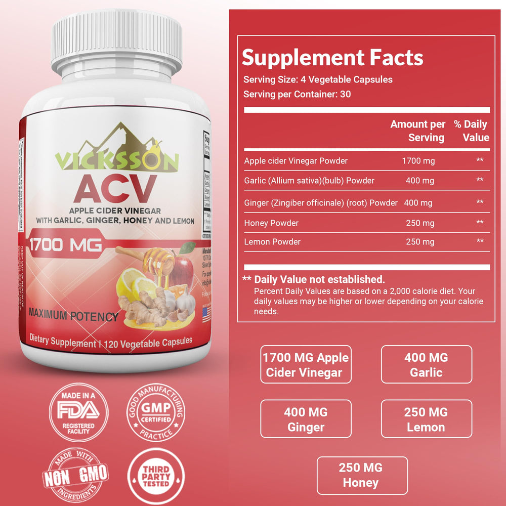 Partial nutrition facts panel on bottle