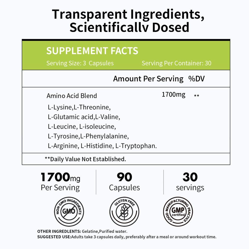 Vicwell Amino Acid box and bottle packaging