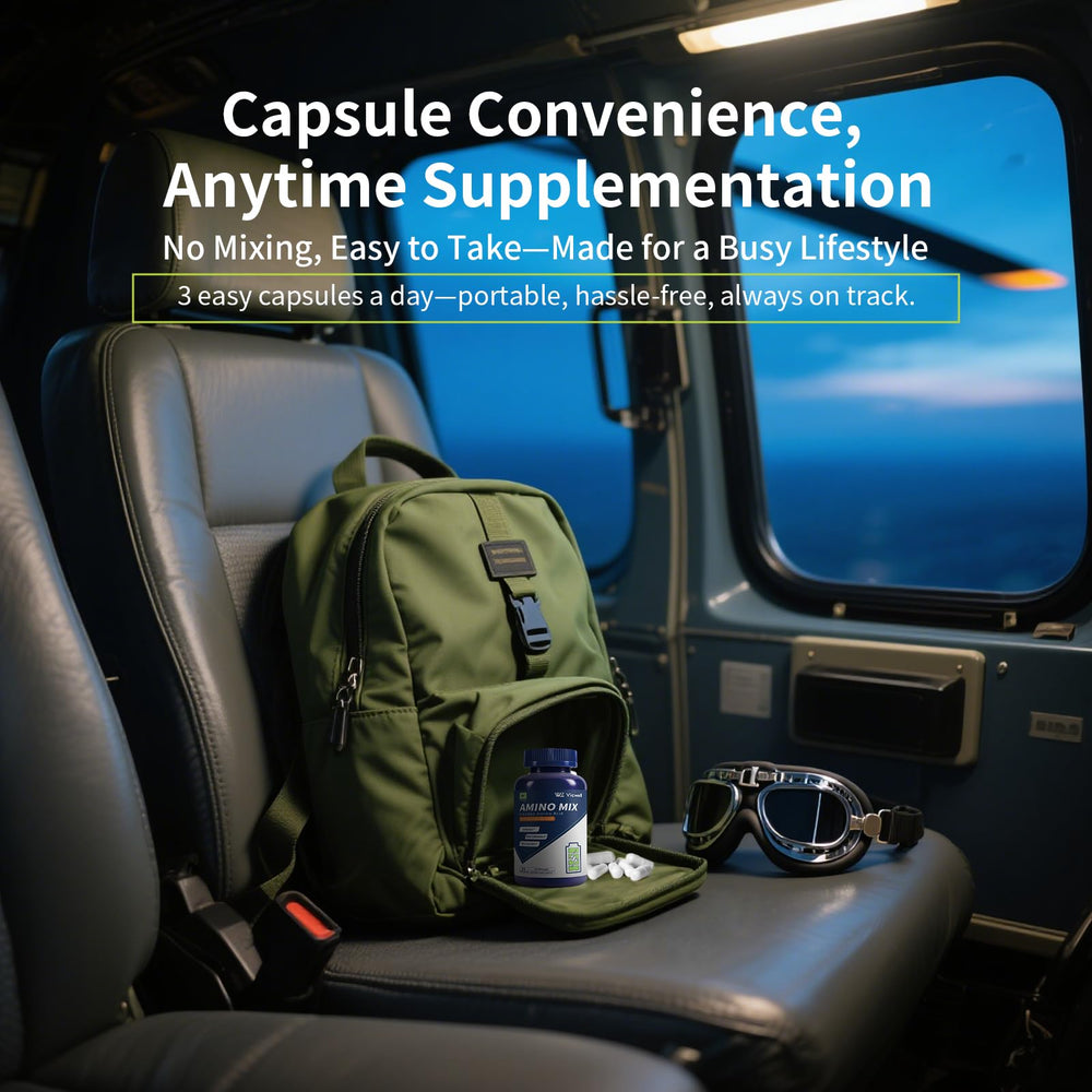 Serving size for Vicwell Amino Acid: 3 capsules