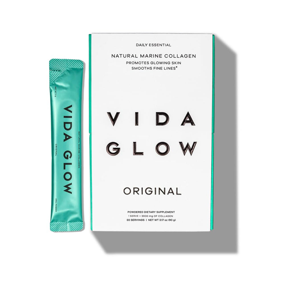 Vida Glow Marine Collagen Powder Original Flavor 30 Servings box