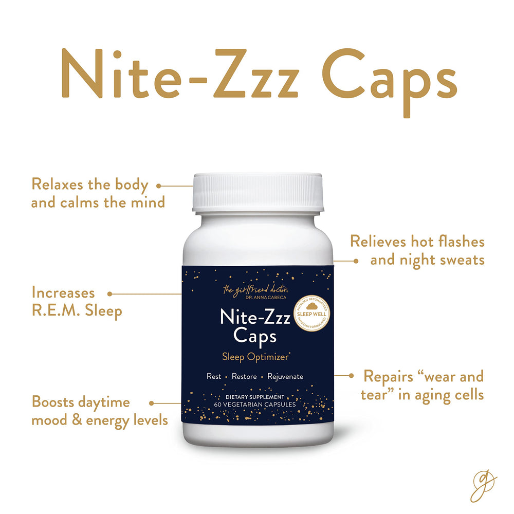 Close-up of ingredients: magnesium, L-theanine, passionflower, chamomile