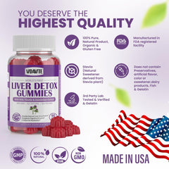 Artichoke and dandelion and other detox herbs used in VIDAVITE formula