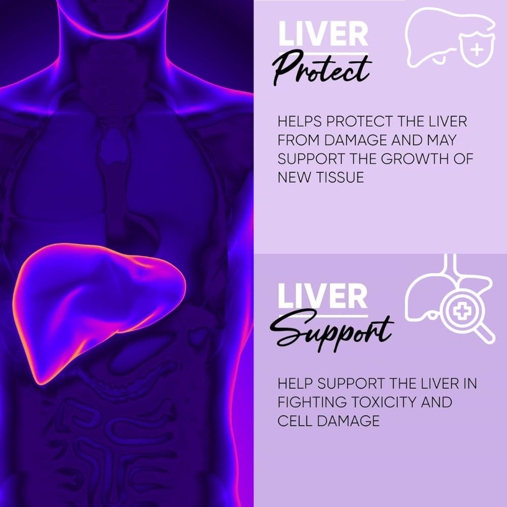Milk thistle 1500mg liver support supplement with artichoke and dandelion ingredients