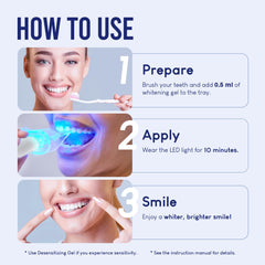 Before and after whitening with VieBeauti